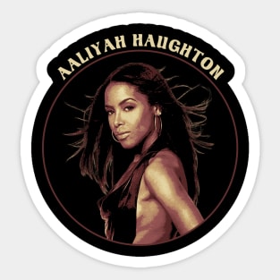 Aaliyah Sticker